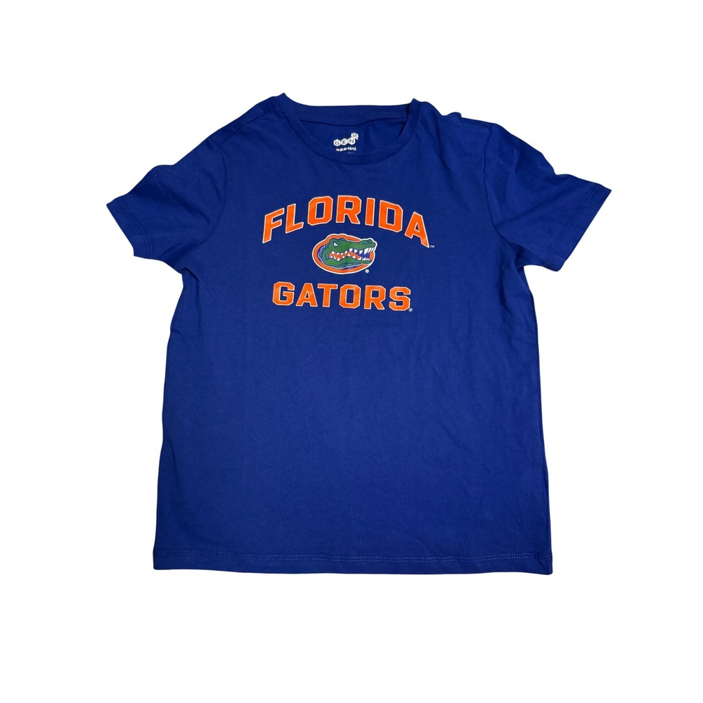 NWT Gen 2 Florida Gators Football Blue Short Sleeve Shirt Size Medium 10/12